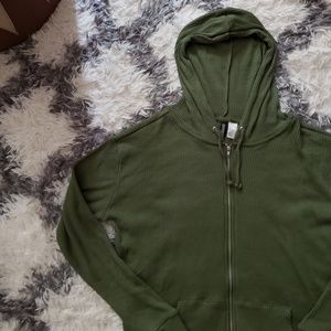Divided zip up hoodie S